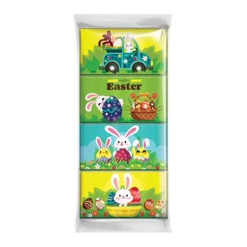 Milano Húsvéti Nyuszi Szeletek Tejcsokoládé 4x15g 60g