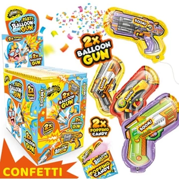 Johny Bee Party Balloon Confetti Gun