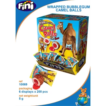 Fini Wrapped Camel Balls Bubblegum