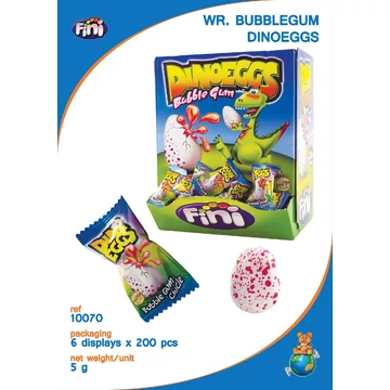 Fini Wrapped Dinoeggs Bubblegum