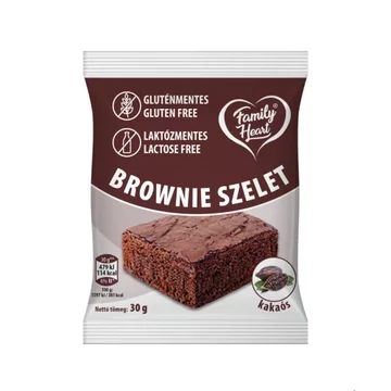 Family Heart Brownie szelet 30g kakaós