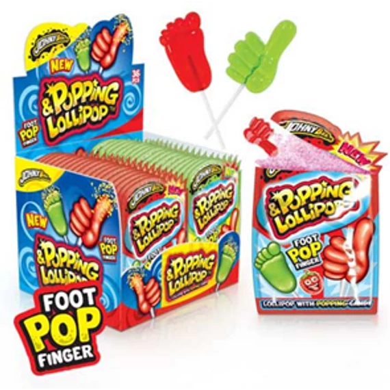 Johny Bee Foot Pop Finger Popping + Lollipop