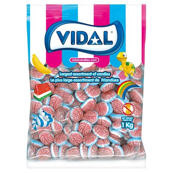 Vidal Töltött Agy Gumicukor 1KG